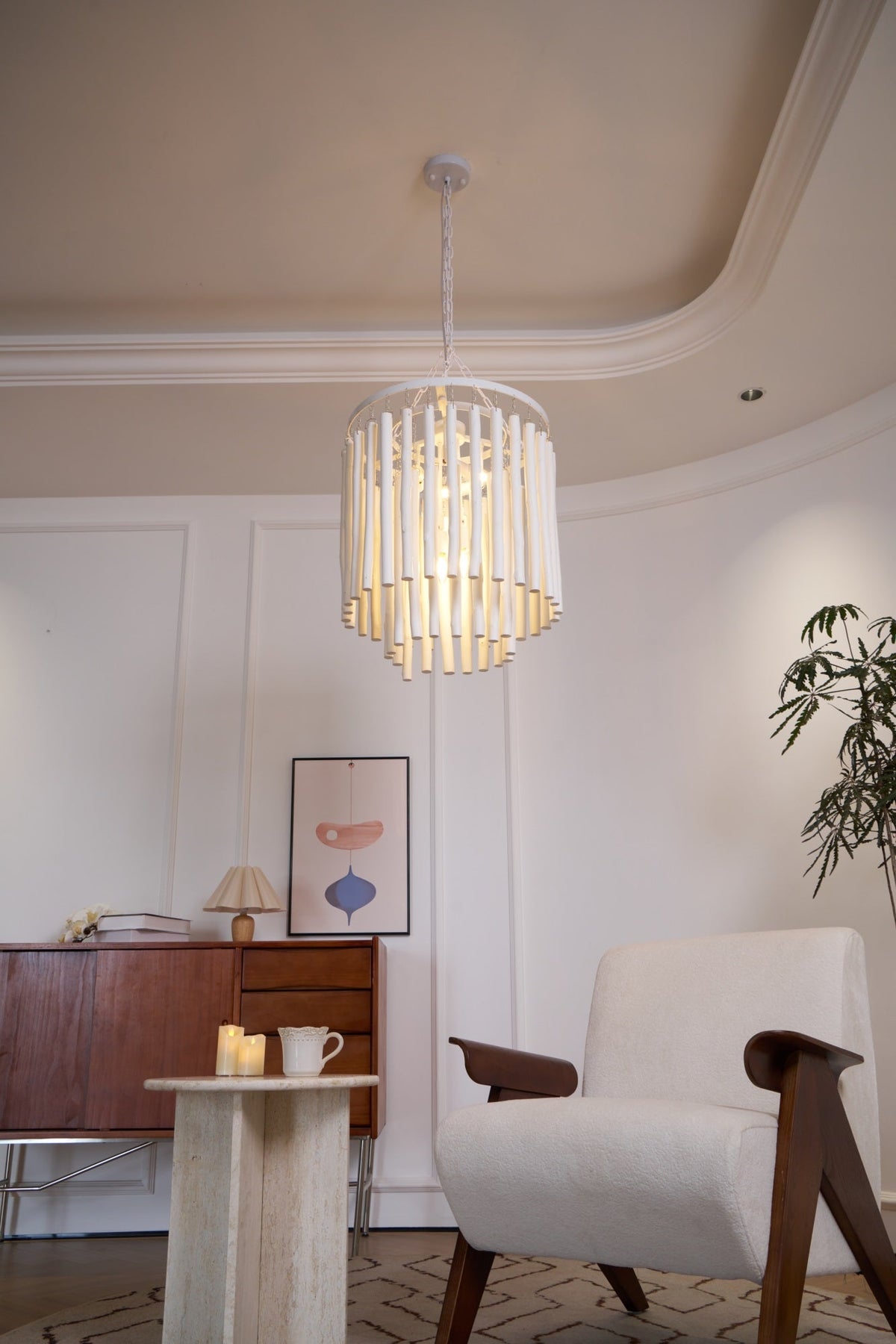 Holix Wood Chandelier