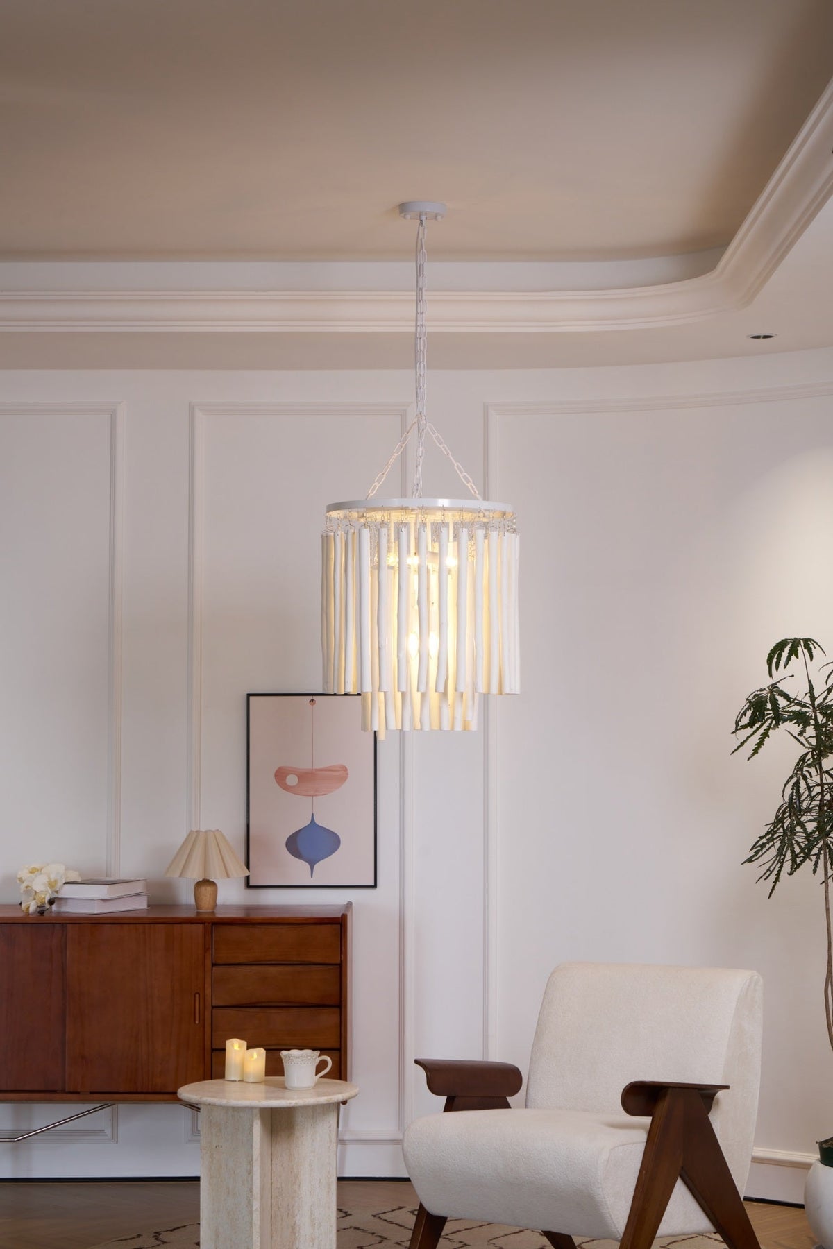 Holix Wood Chandelier
