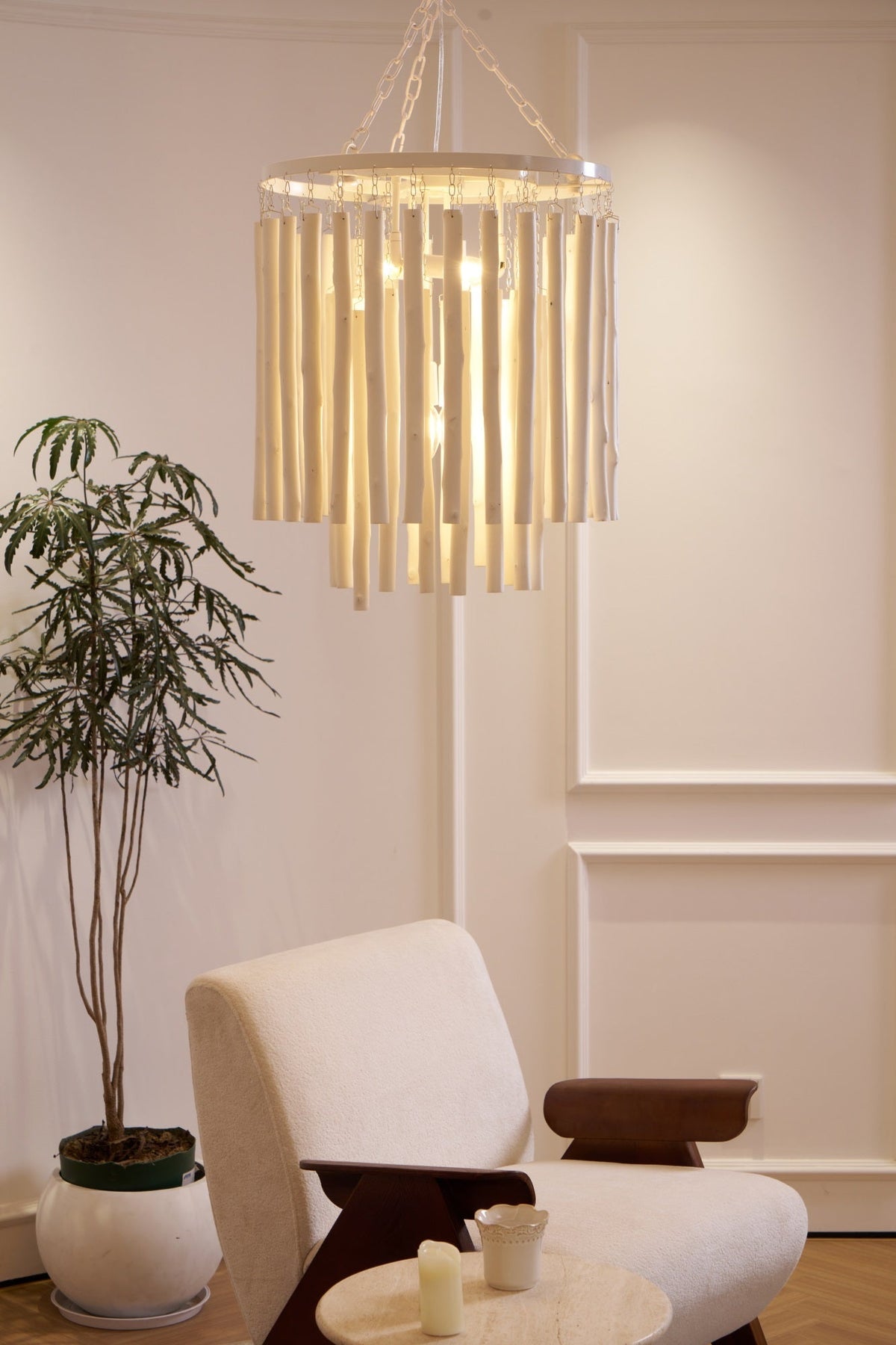 Holix Wood Chandelier