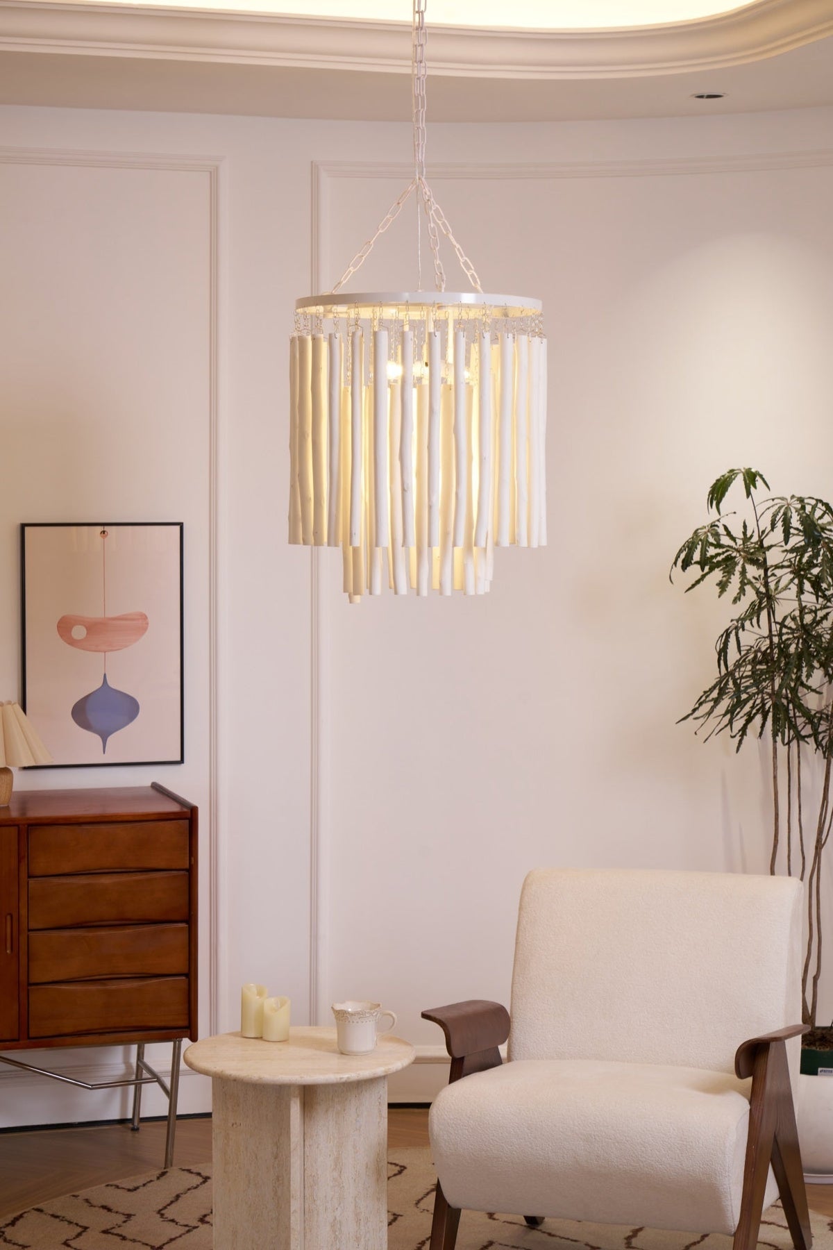 Holix Wood Chandelier