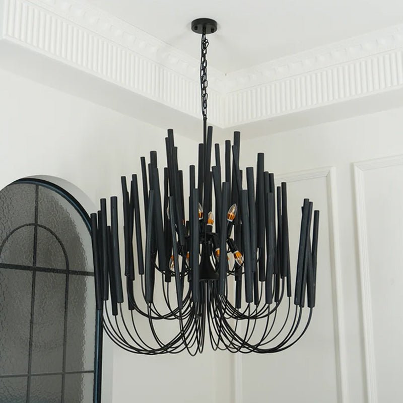 Nyphaiel Postmodern Luxury Wood Chandelier