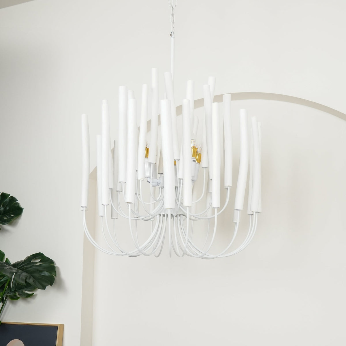 Nyphaiel Postmodern Luxury Wood Chandelier
