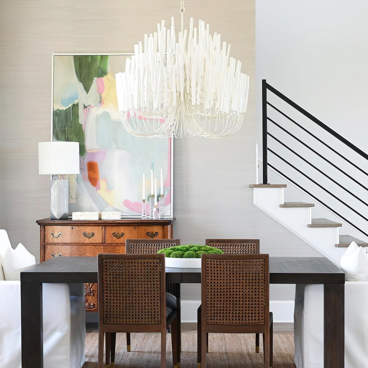 Nyphaiel Postmodern Luxury Wood Chandelier