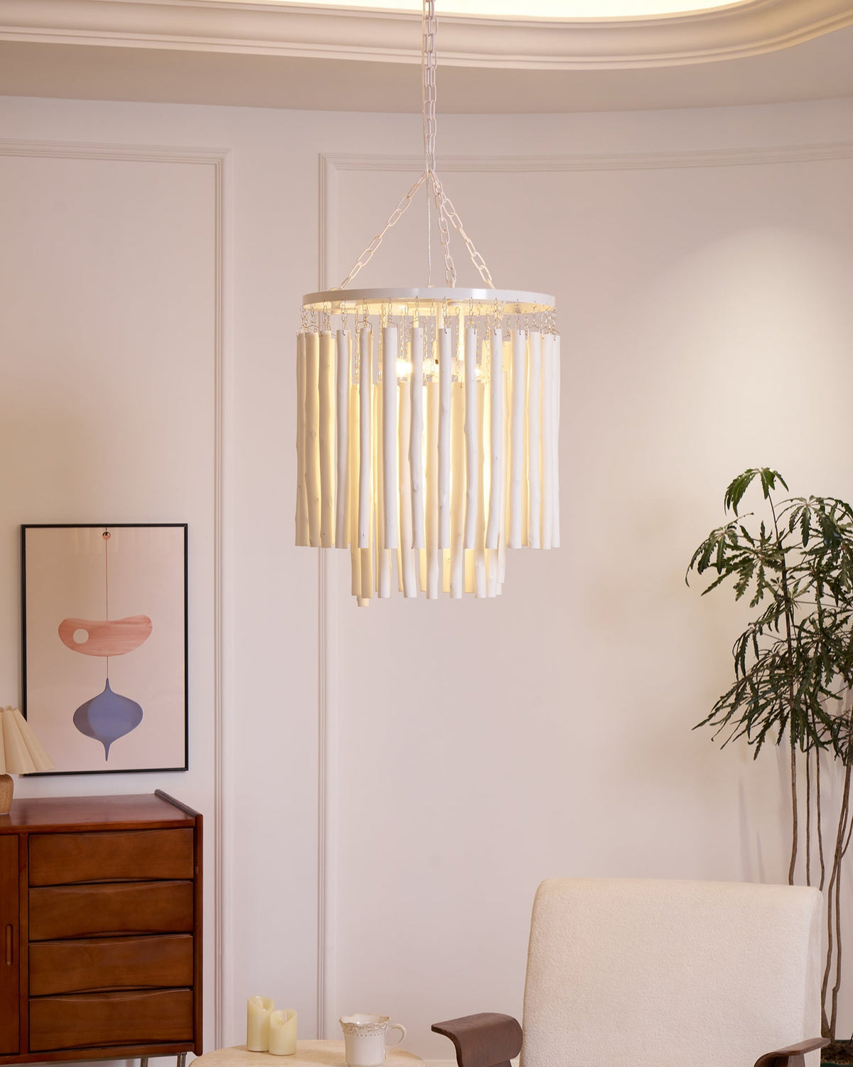 Holix Wood Chandelier