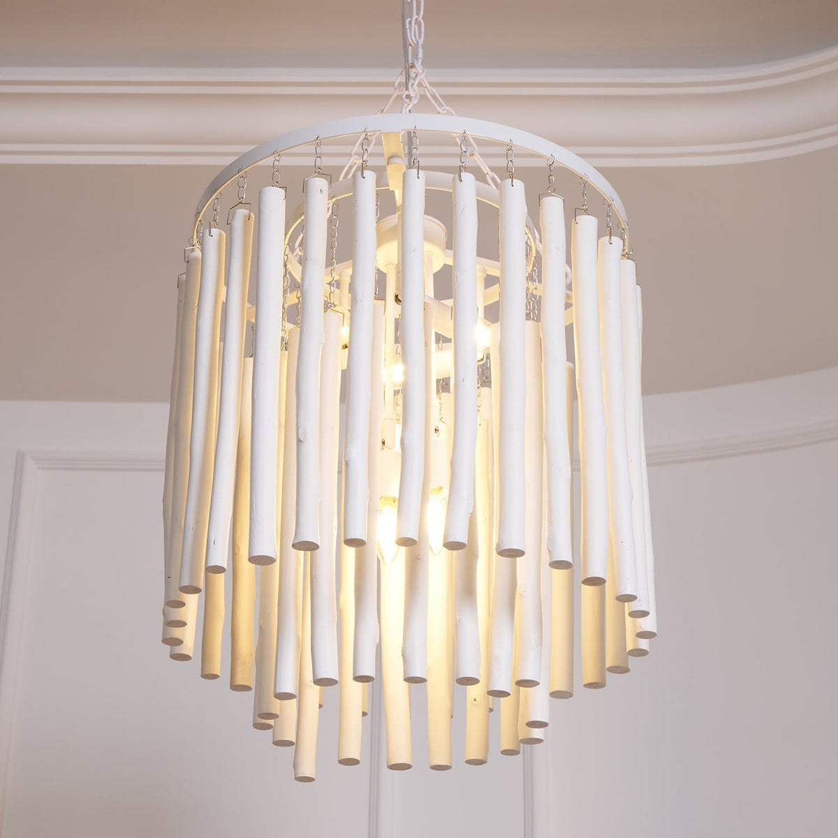 Nyphaiel Postmodern Luxury Wood Chandelier