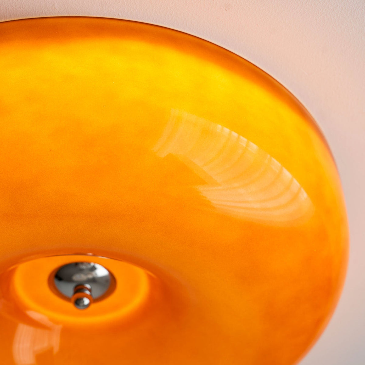 Ziola Swirl Glass Flush Mount Ceiling Light