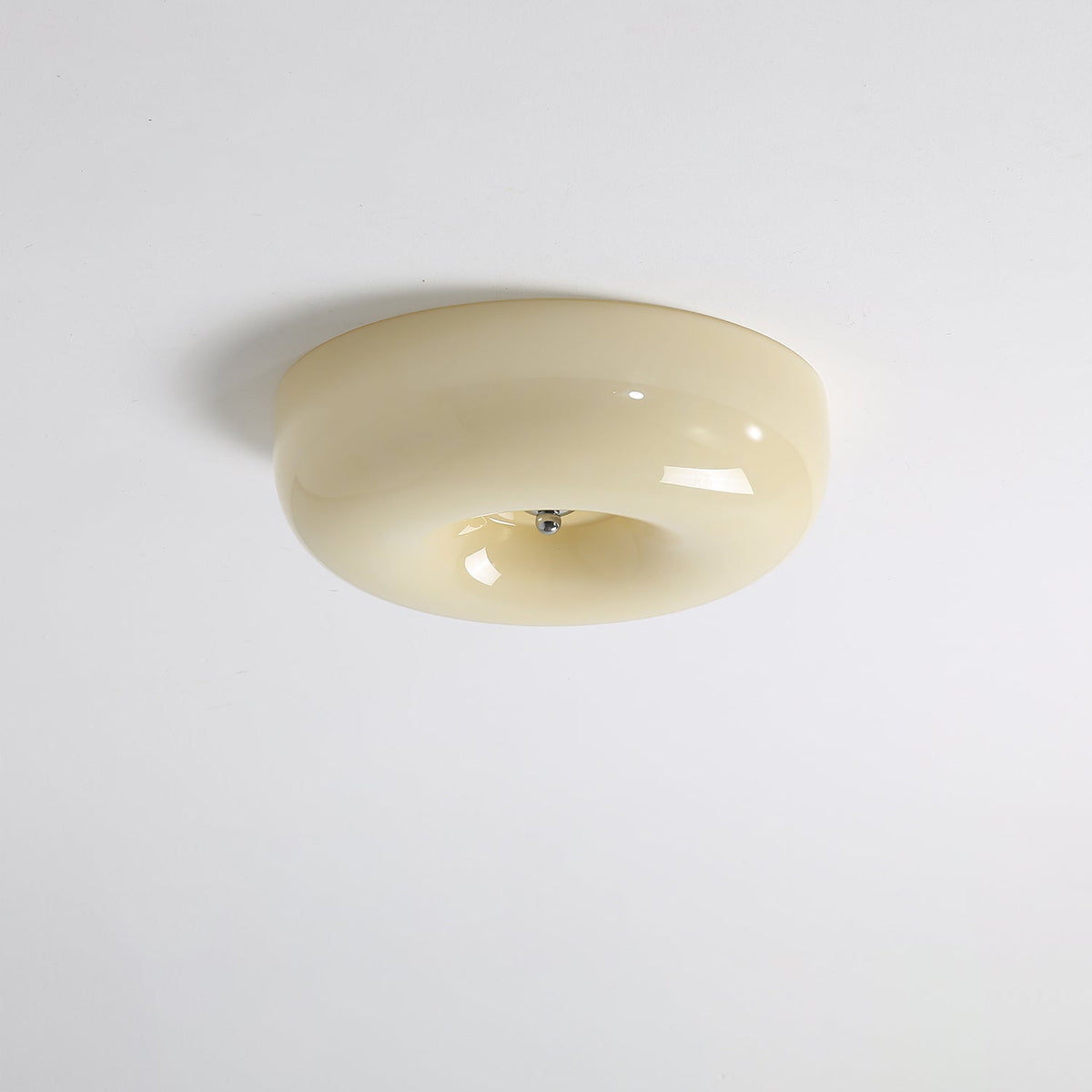 Ziola Swirl Glass Flush Mount Ceiling Light