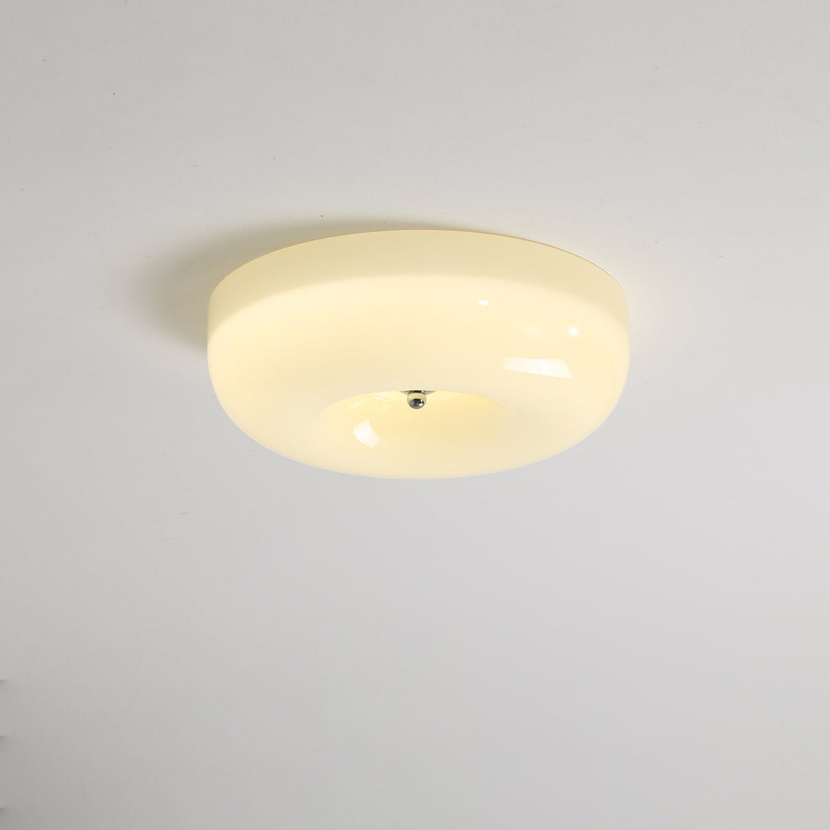 Ziola Swirl Glass Flush Mount Ceiling Light