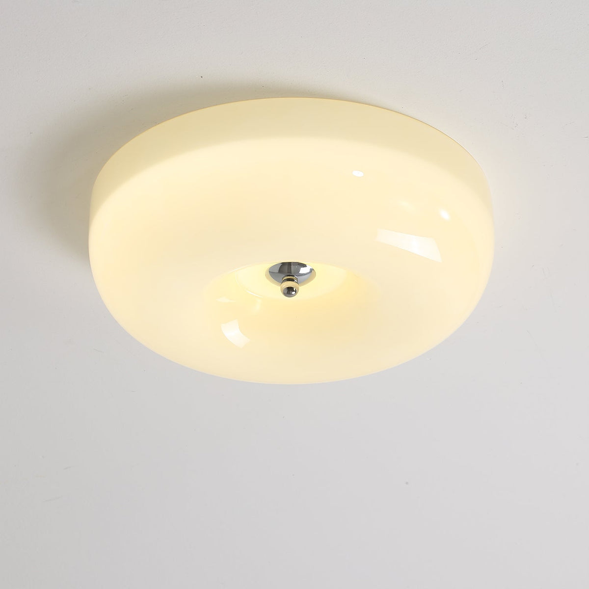 Ziola Swirl Glass Flush Mount Ceiling Light