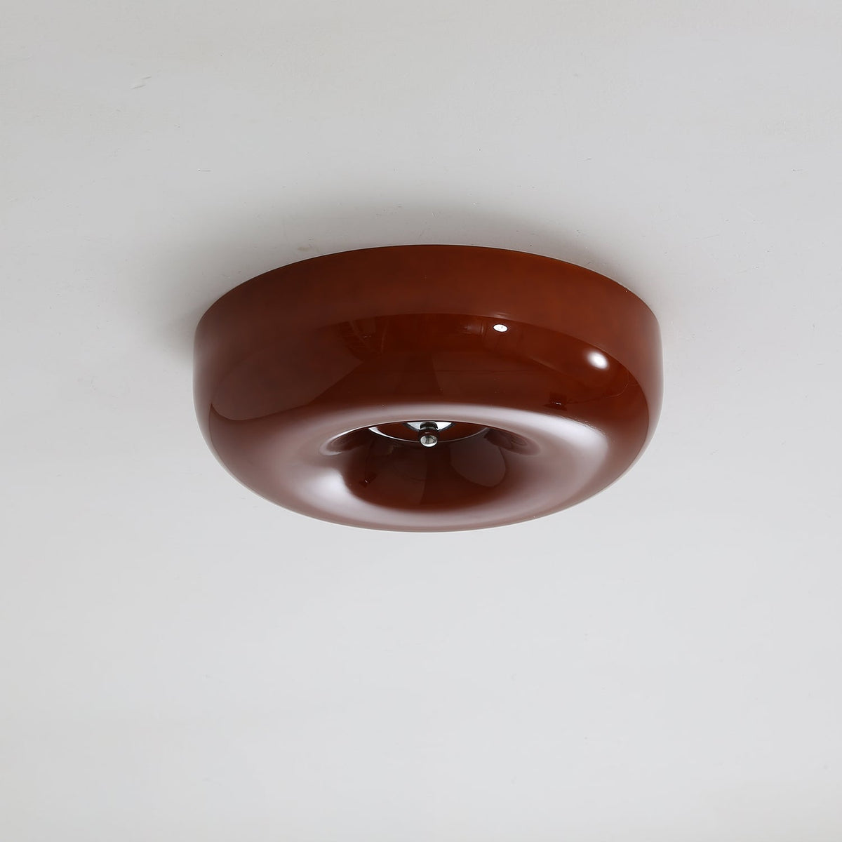 Ziola Swirl Glass Flush Mount Ceiling Light