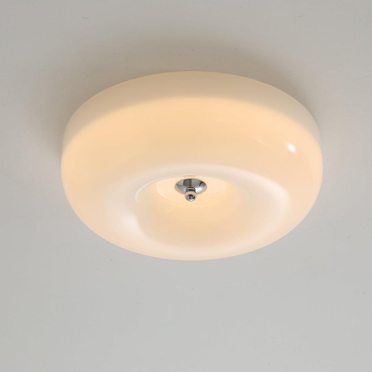 Ziola Swirl Glass Flush Mount Ceiling Light