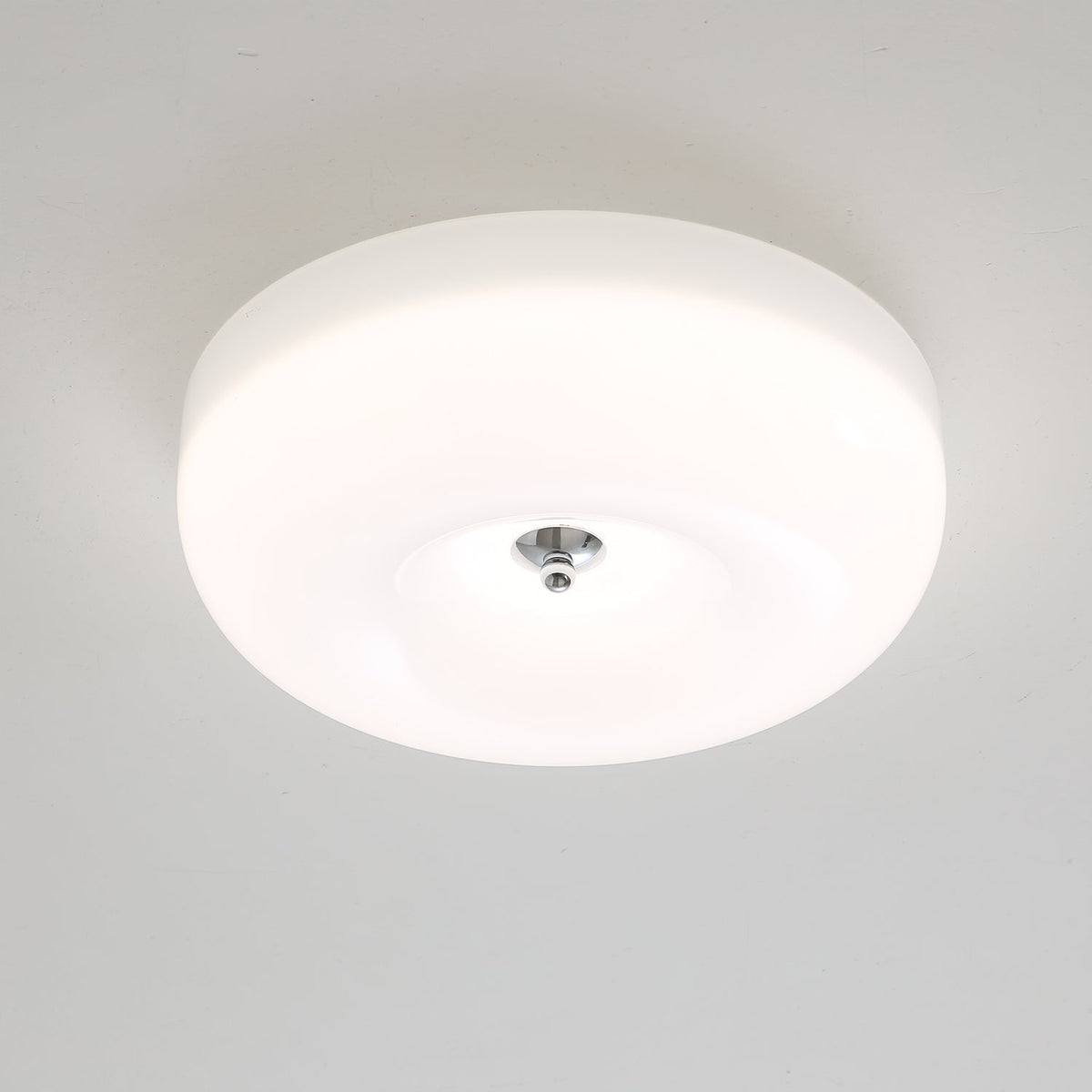 Ziola Swirl Glass Flush Mount Ceiling Light
