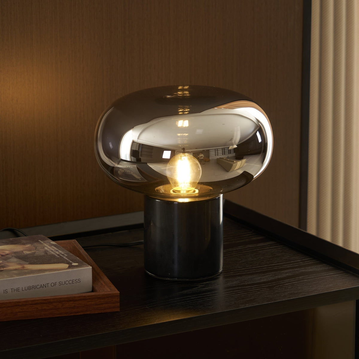 Rova Marble Industrial Table Lamp