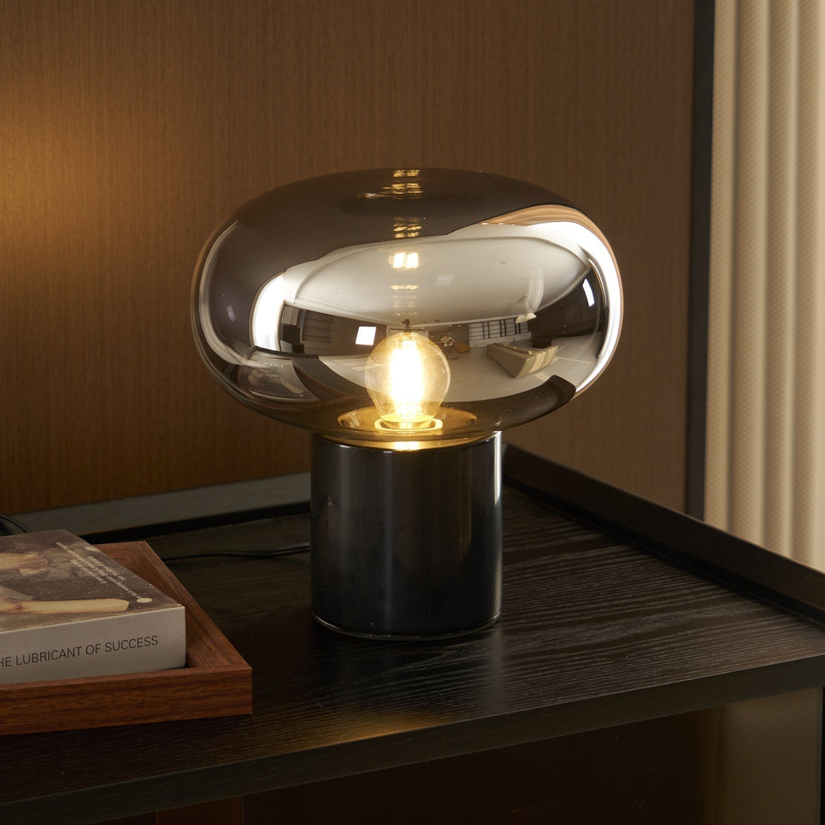 Rova Marble Industrial Table Lamp