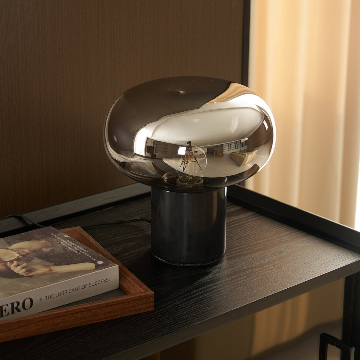 Rova Marble Industrial Table Lamp