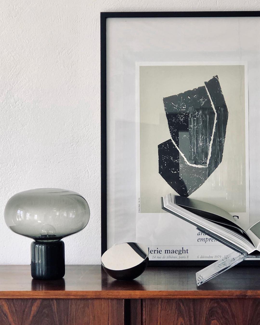 Rova Marble Industrial Table Lamp