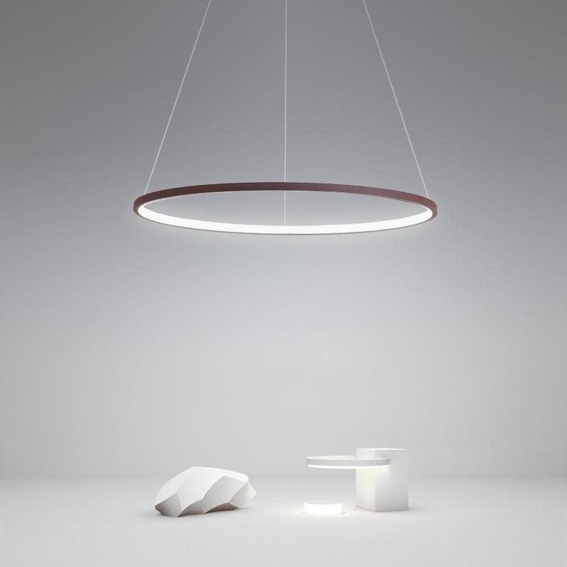 Circle Linear Modern Chandelier Ceiling Lights - Lamp Outdoor