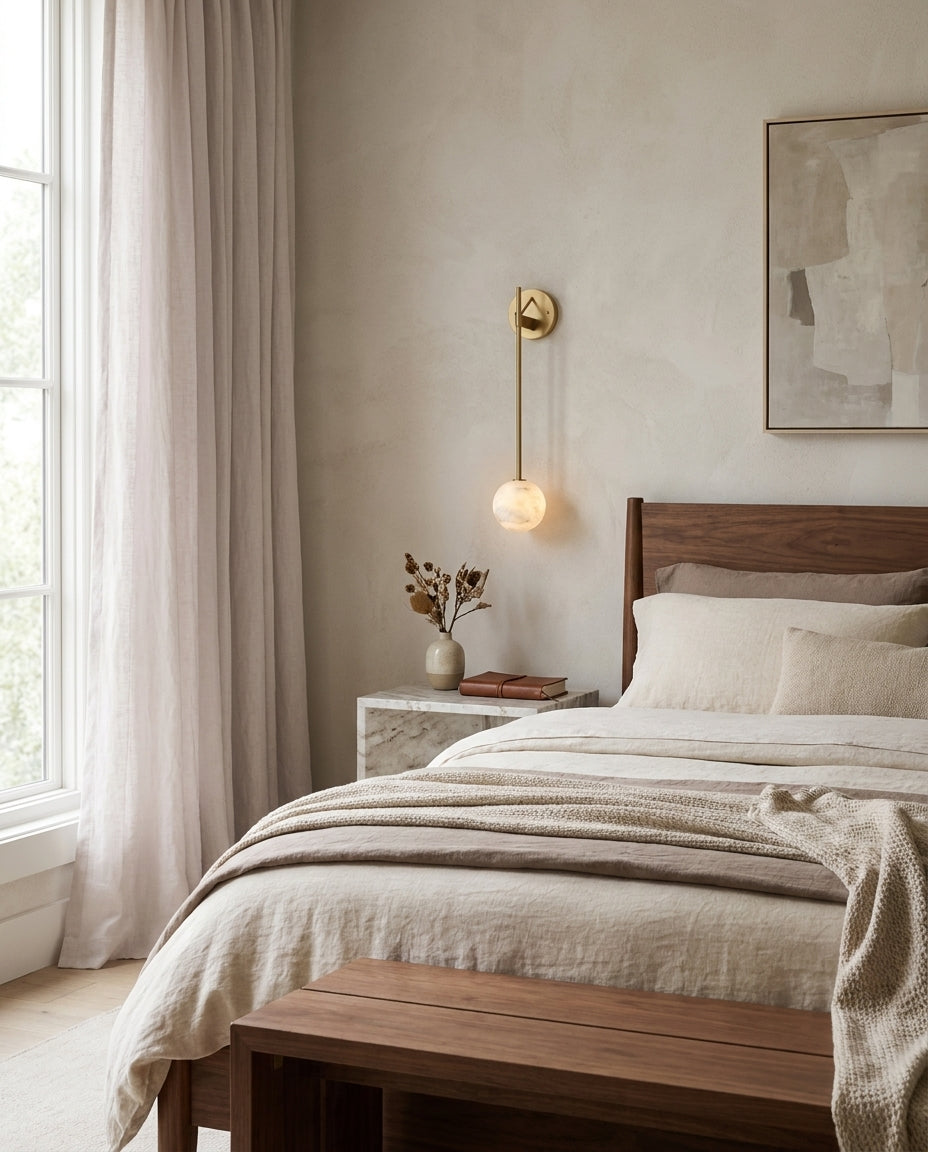 Staverncombe Alabaster Wall Sconce