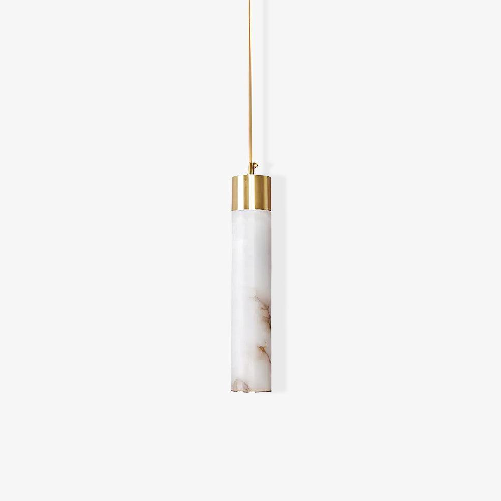 Rin Cylinder Alabaster Pendant Light