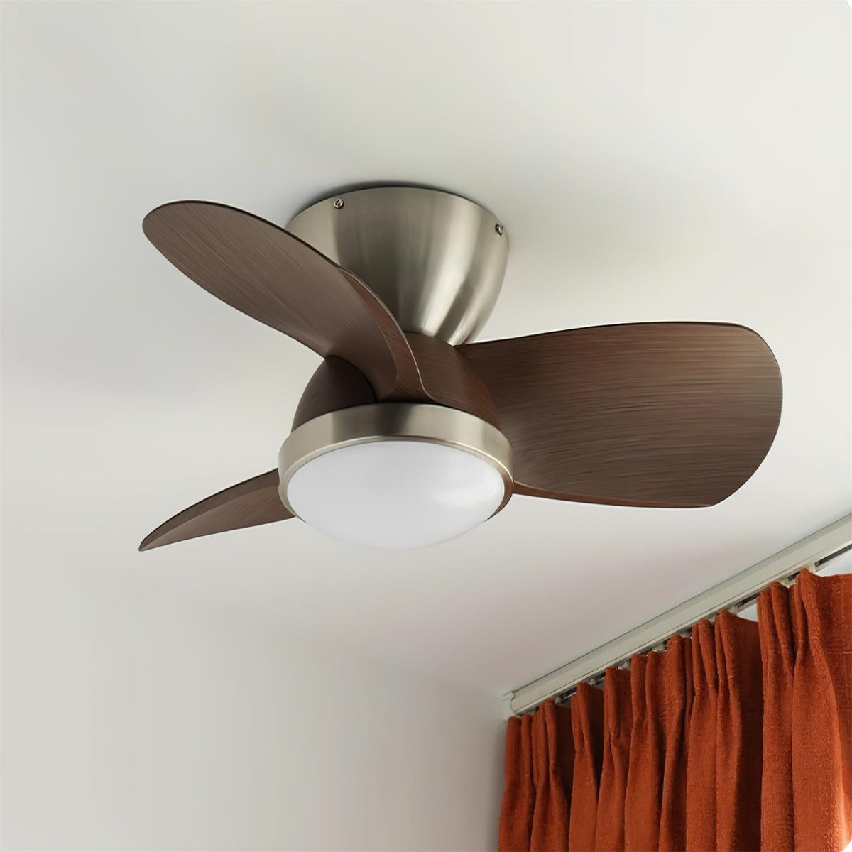 Rinerel Modern Wood Ceiling Fan Light