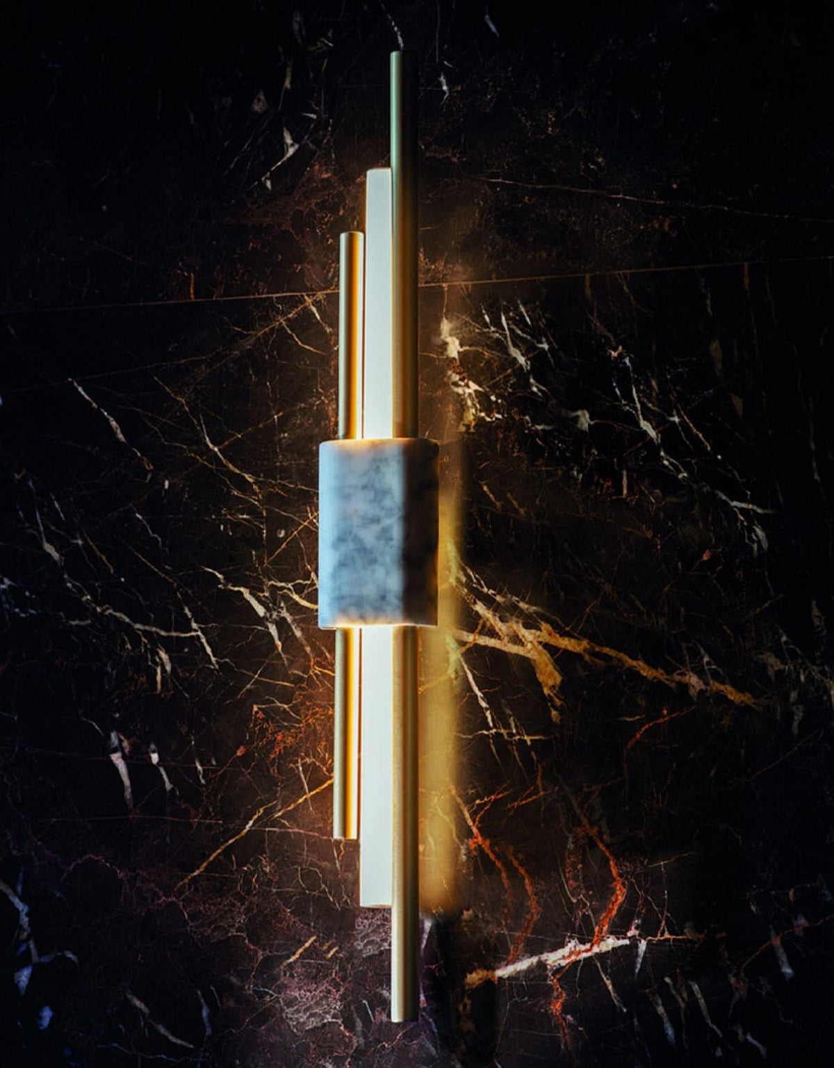 Evely Premium Nordic Art Plug In Marble Wall Light