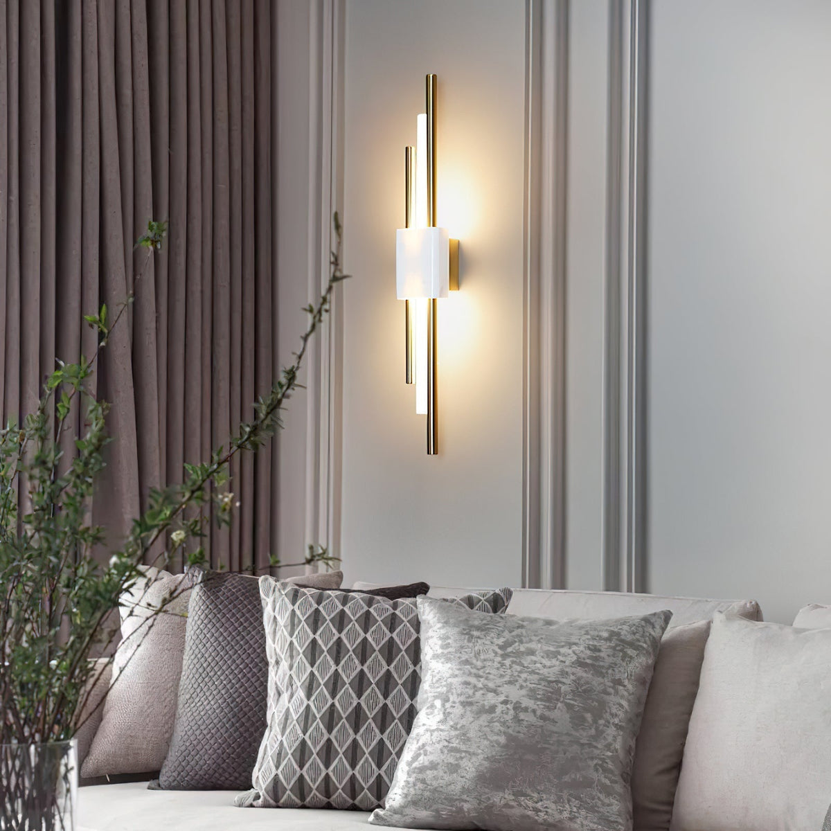 Evely Premium Nordic Art Plug In Marble Wall Light