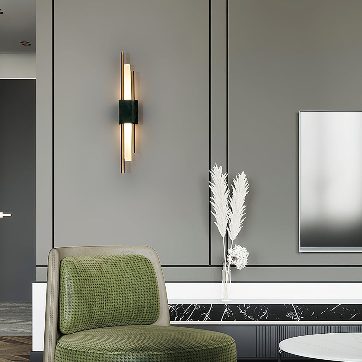 Mirenol Premium Nordic Art Marble Wall Light