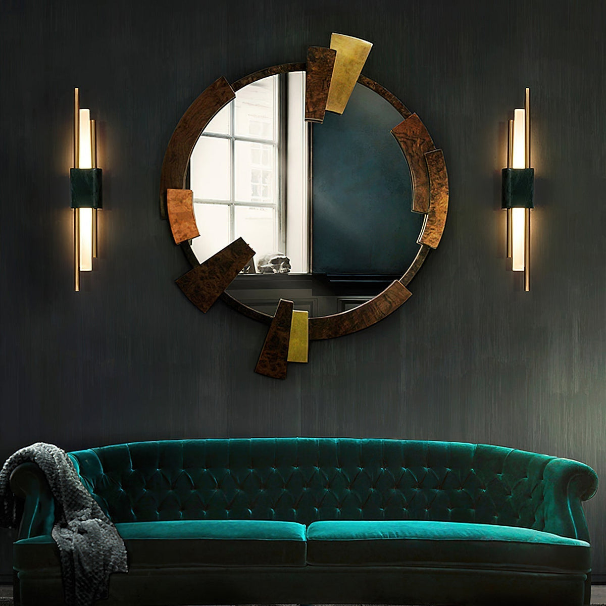 Mirenol Premium Nordic Art Marble Wall Light