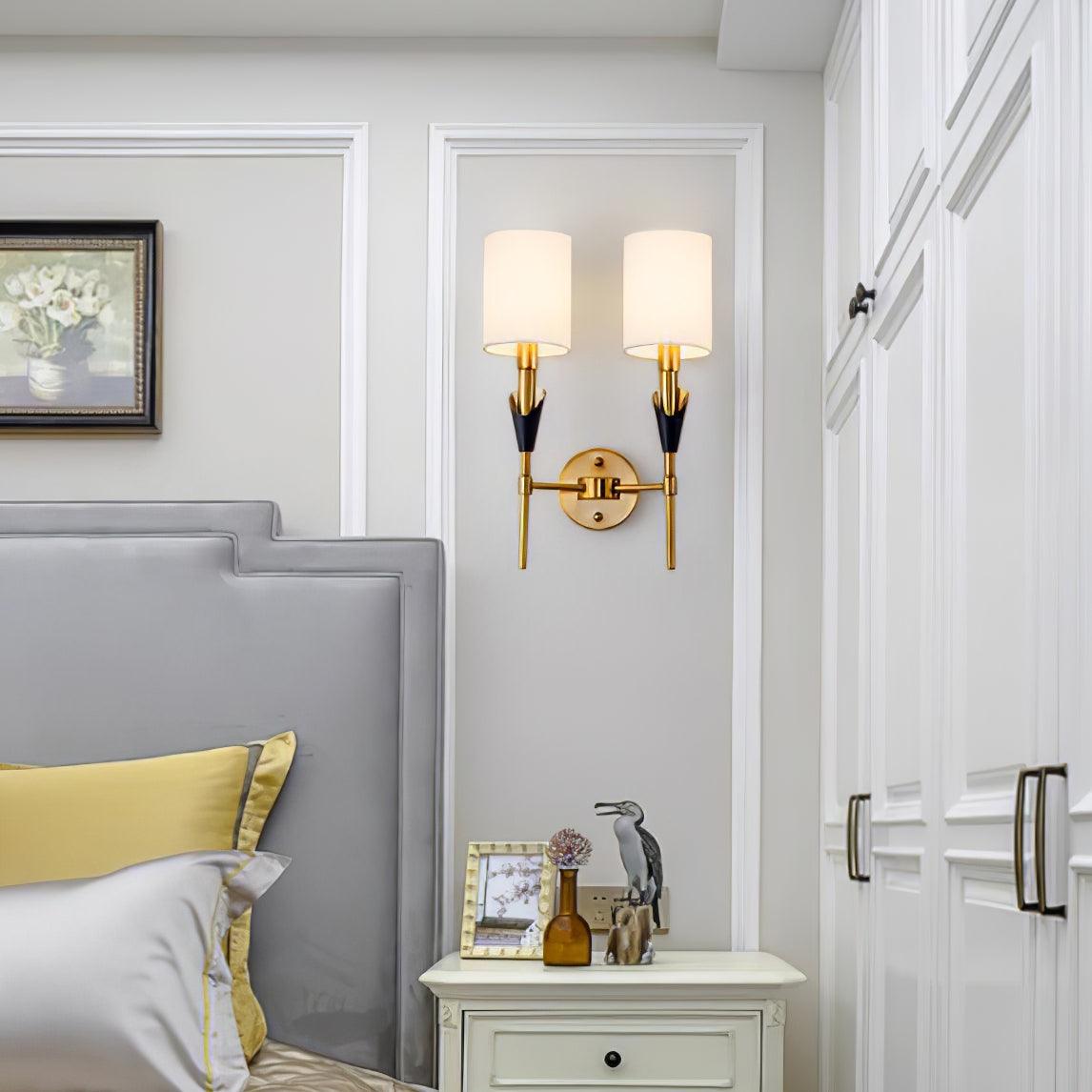 Eurzorira Fabric Wall Light
