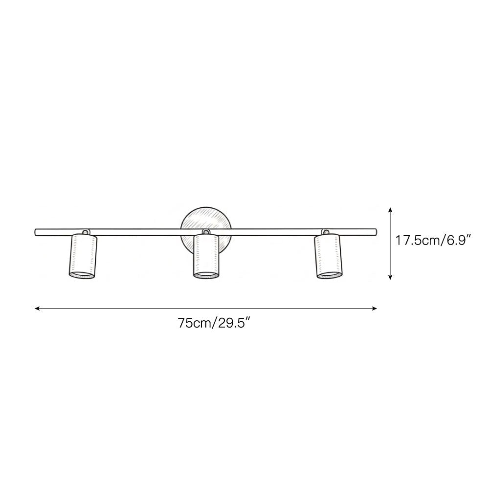 Noiya Adjustable Head Indoor Wall Light