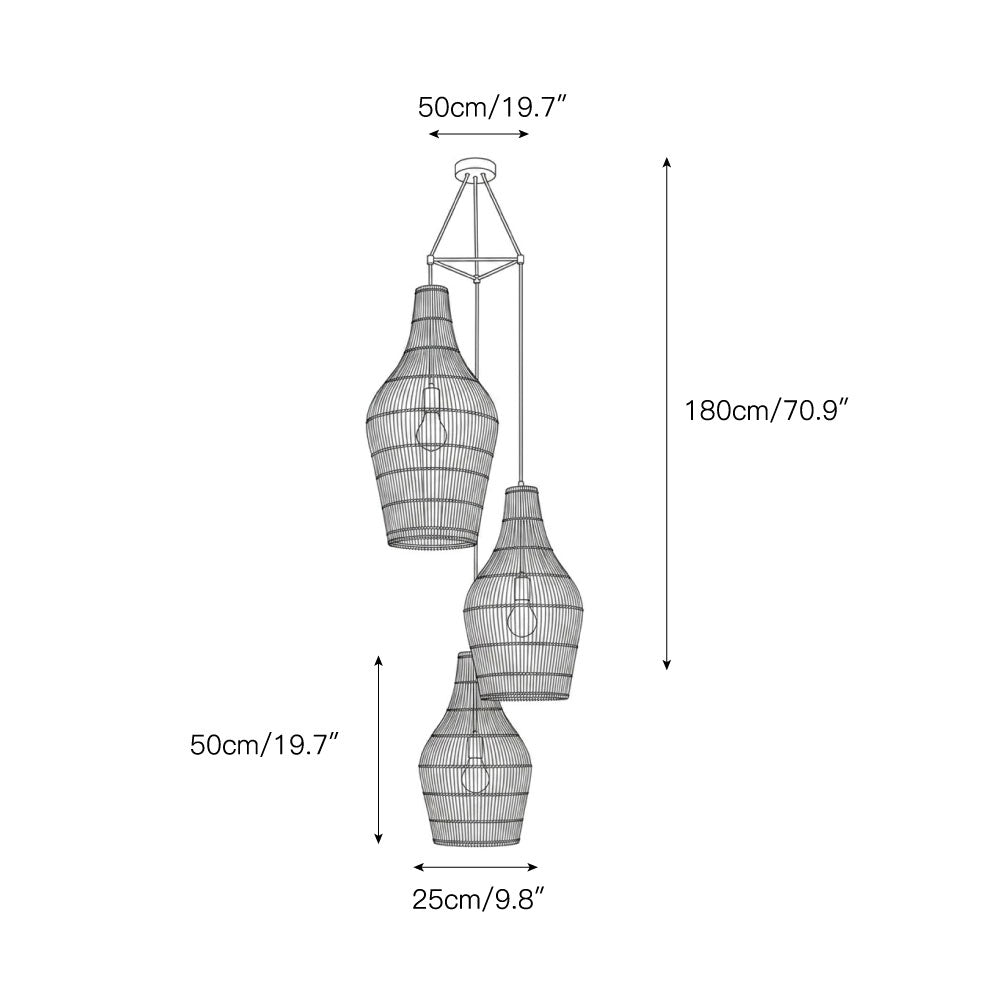 Canerielle Rattan Pendant Lamp