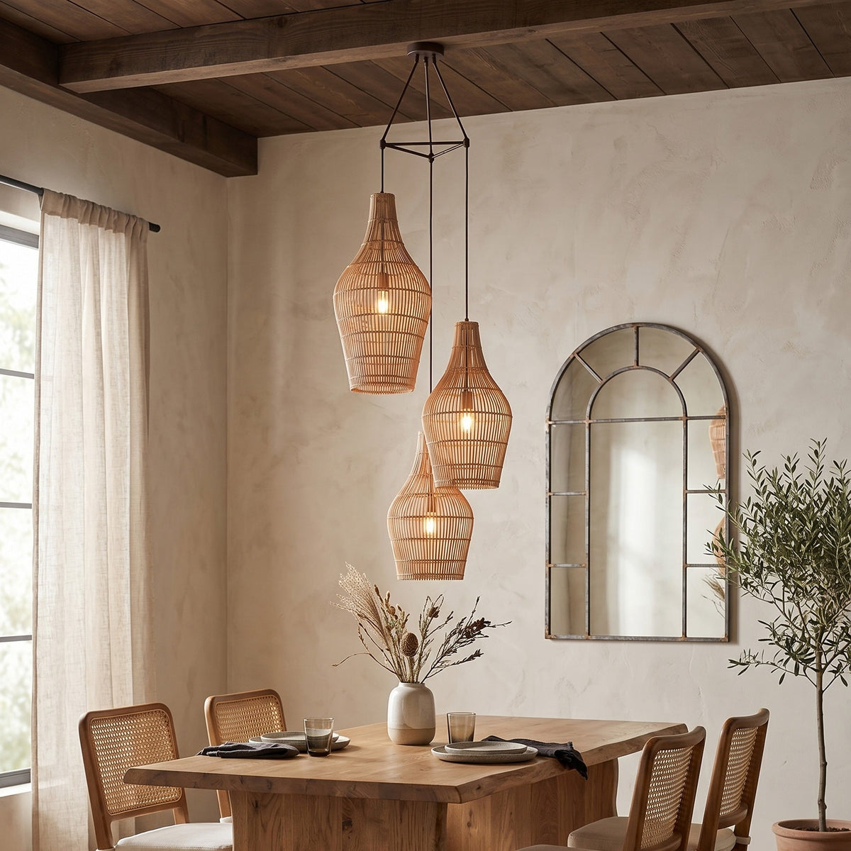 Canerielle Rattan Pendant Lamp