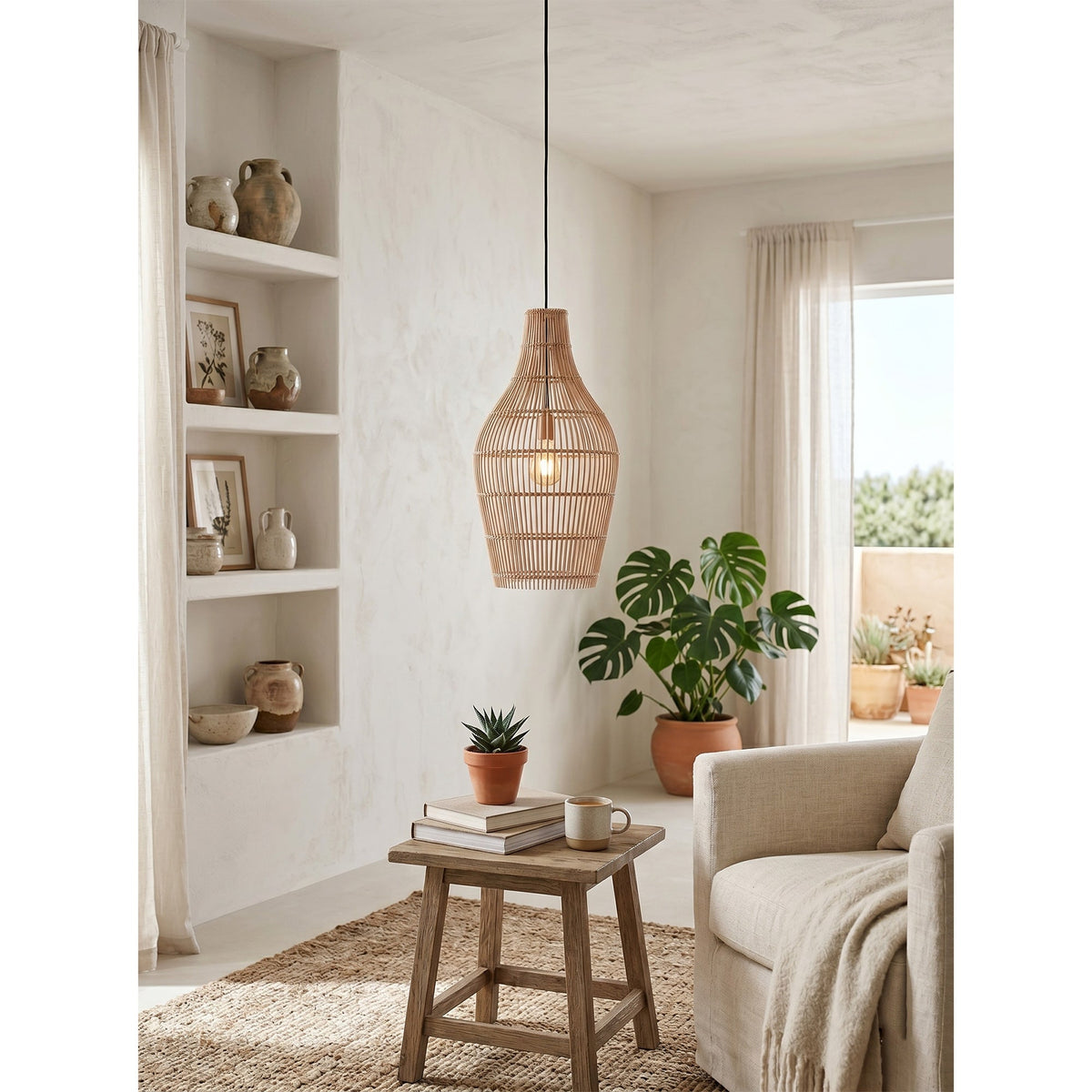 Canerielle Rattan Pendant Lamp