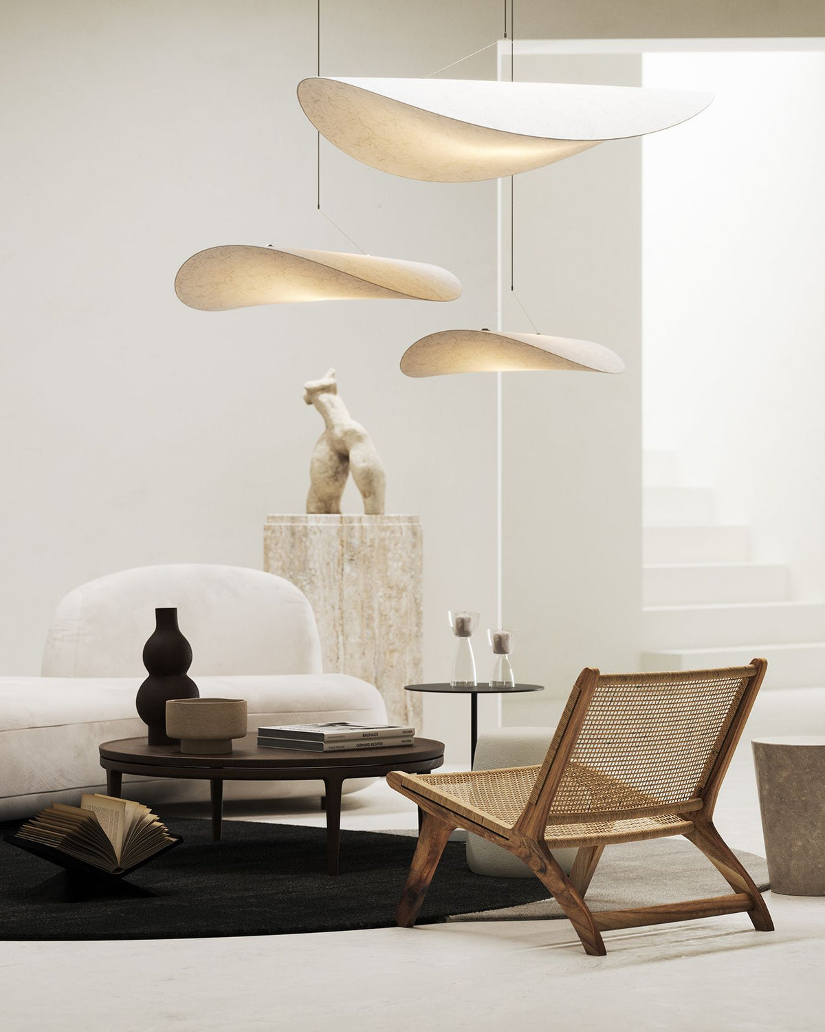 Luminette Minimalist Silk Pendant Light