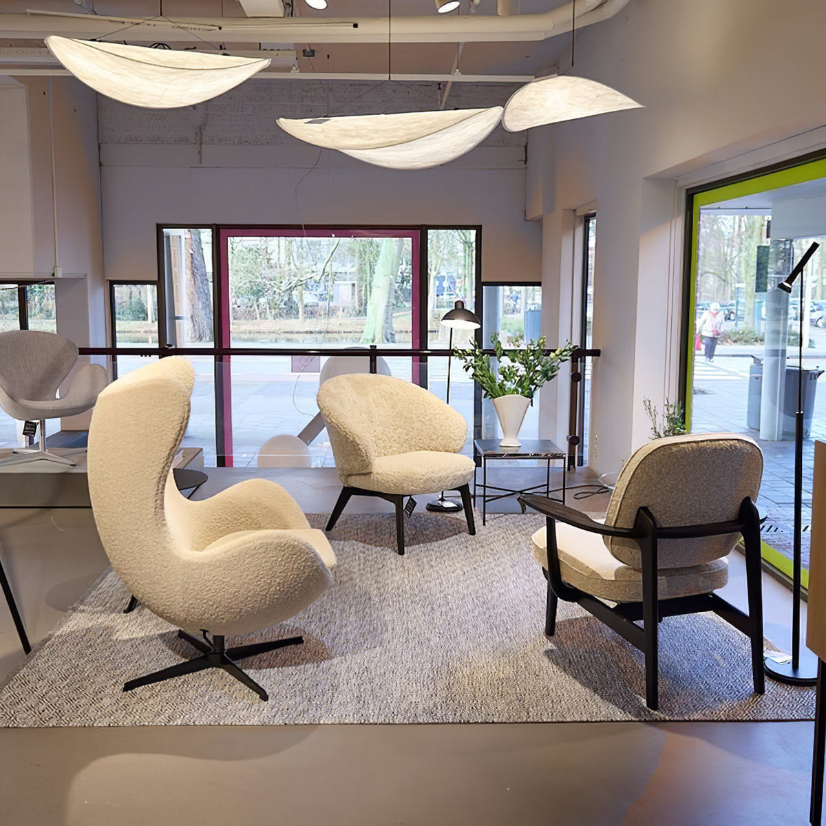 Luminette Minimalist Silk Pendant Light