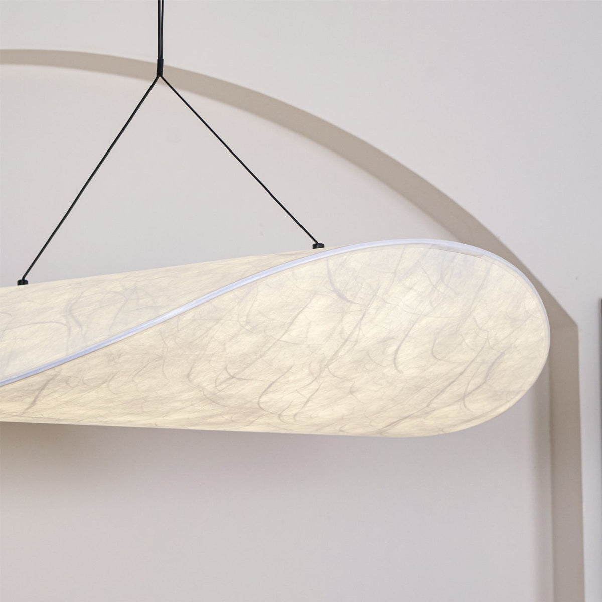 Luminette Minimalist Silk Pendant Light