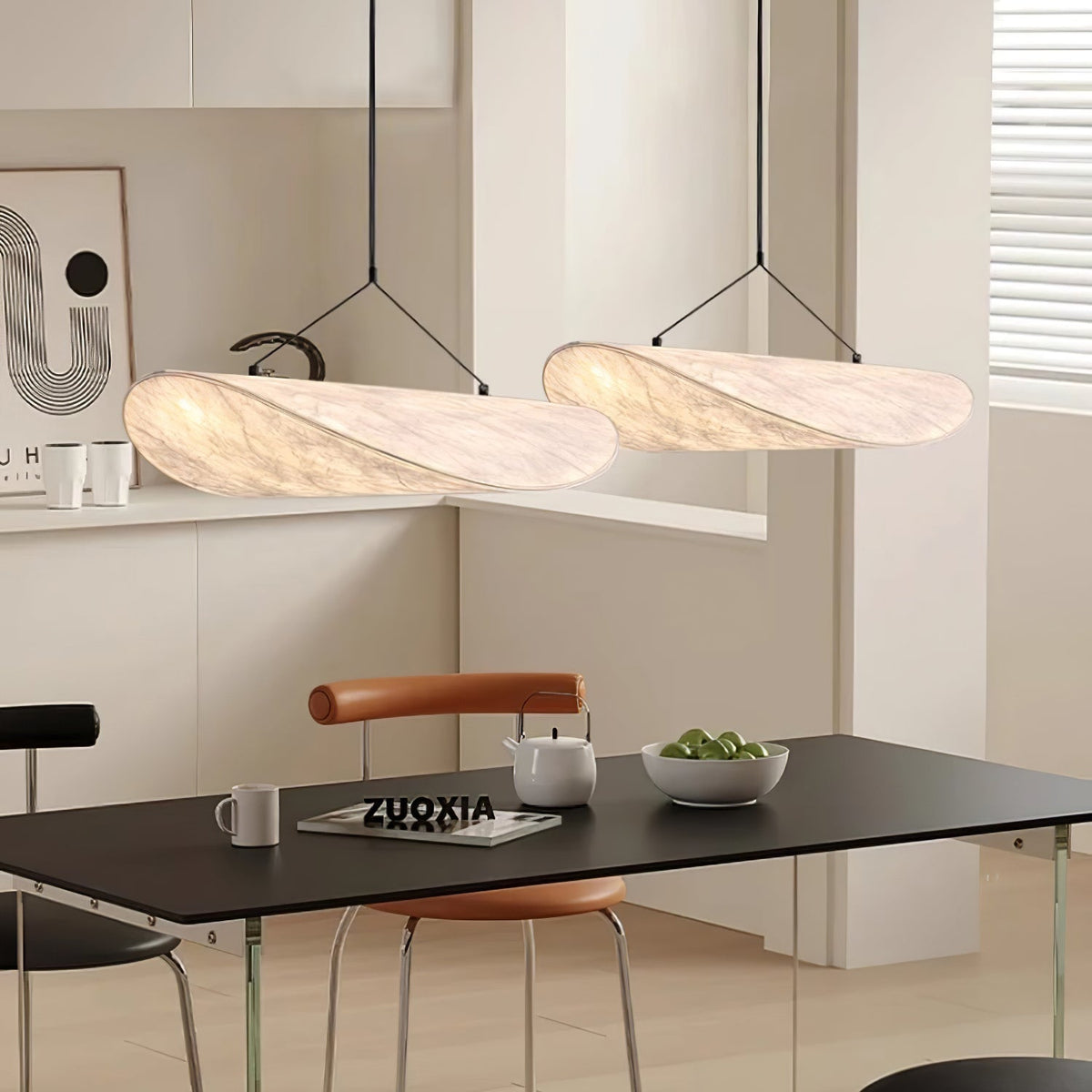 Twist Pendant Contemporary Swag Light