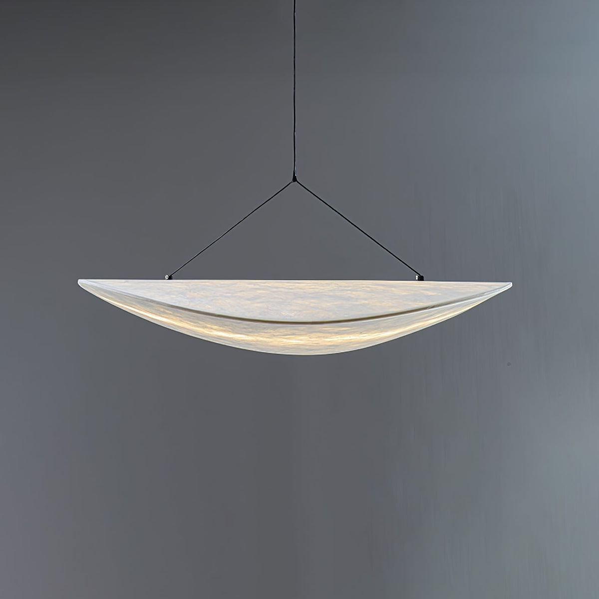 Luminette Minimalist Silk Pendant Light