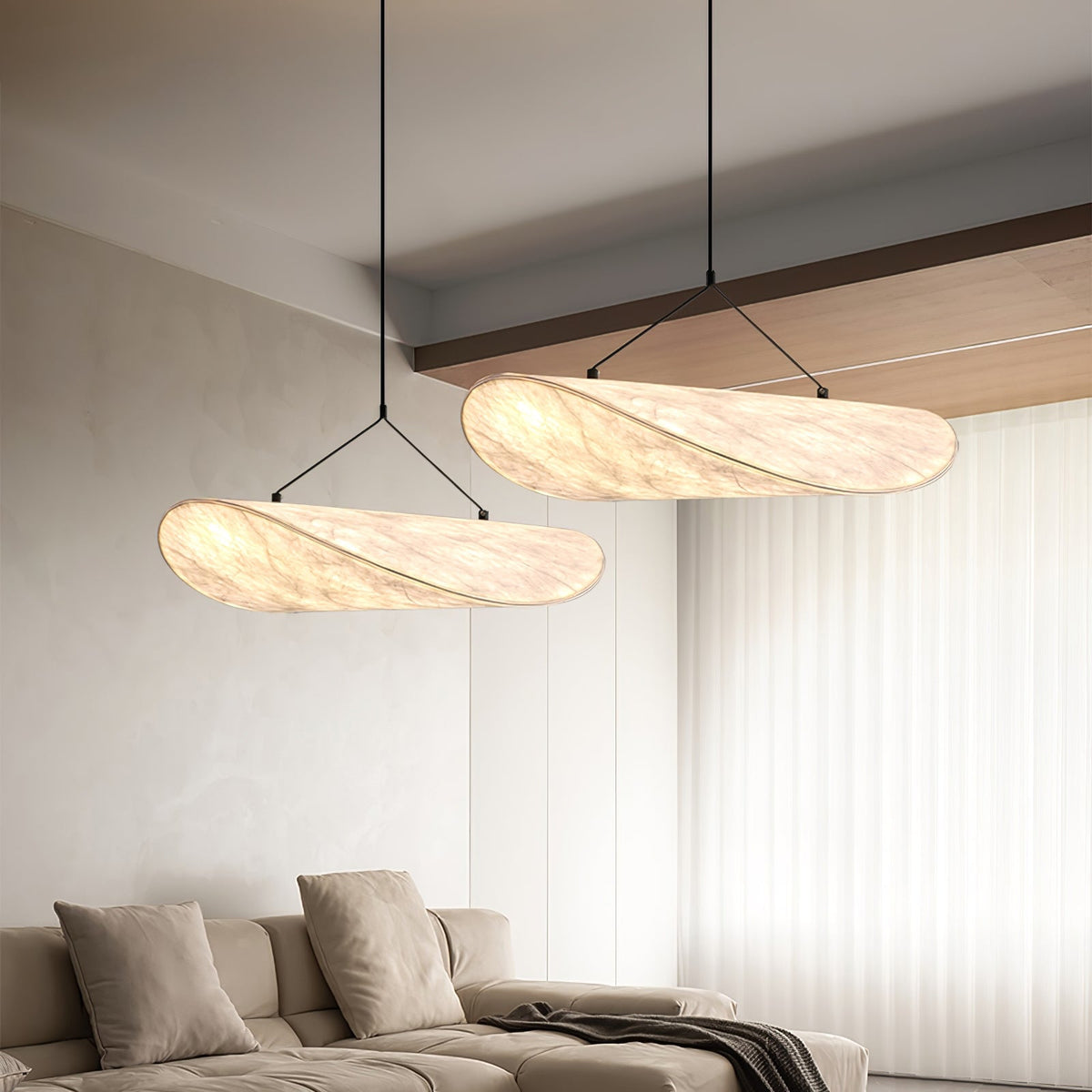 Twist Pendant Contemporary Swag Light