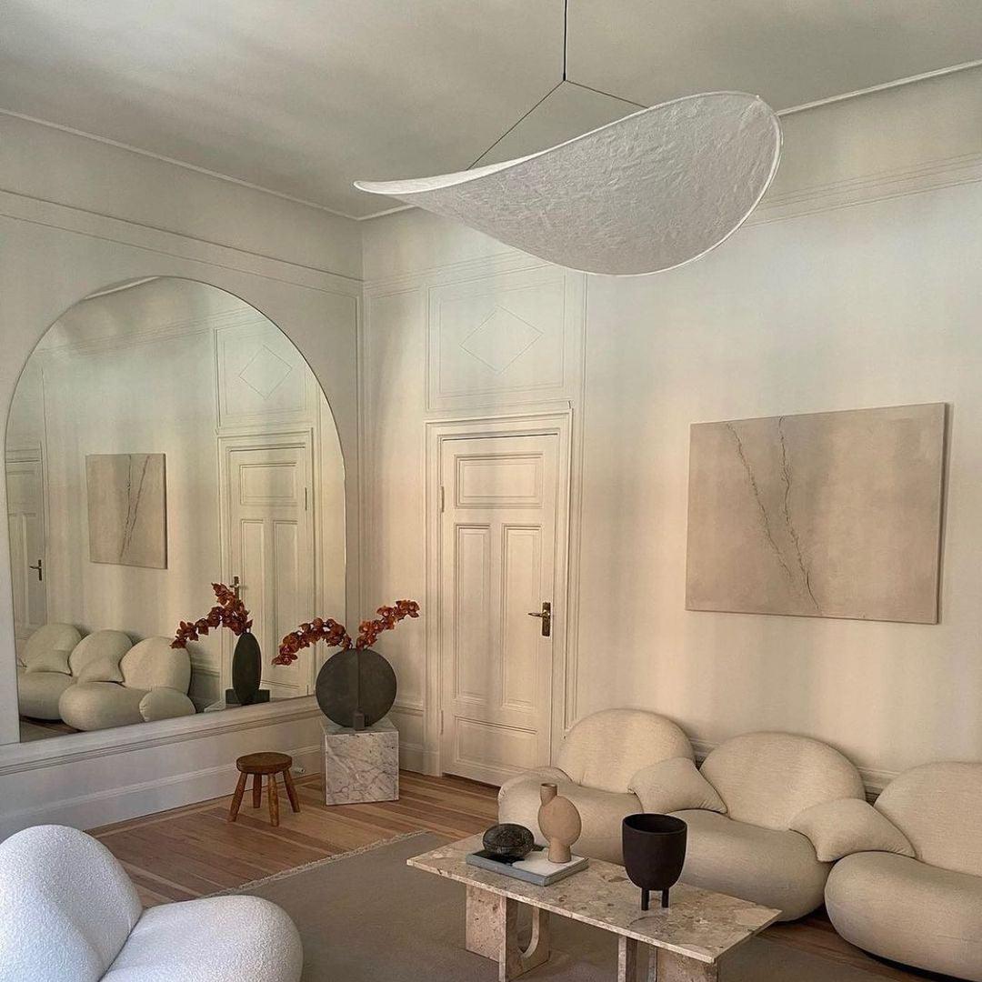 Luminette Minimalist Silk Pendant Light