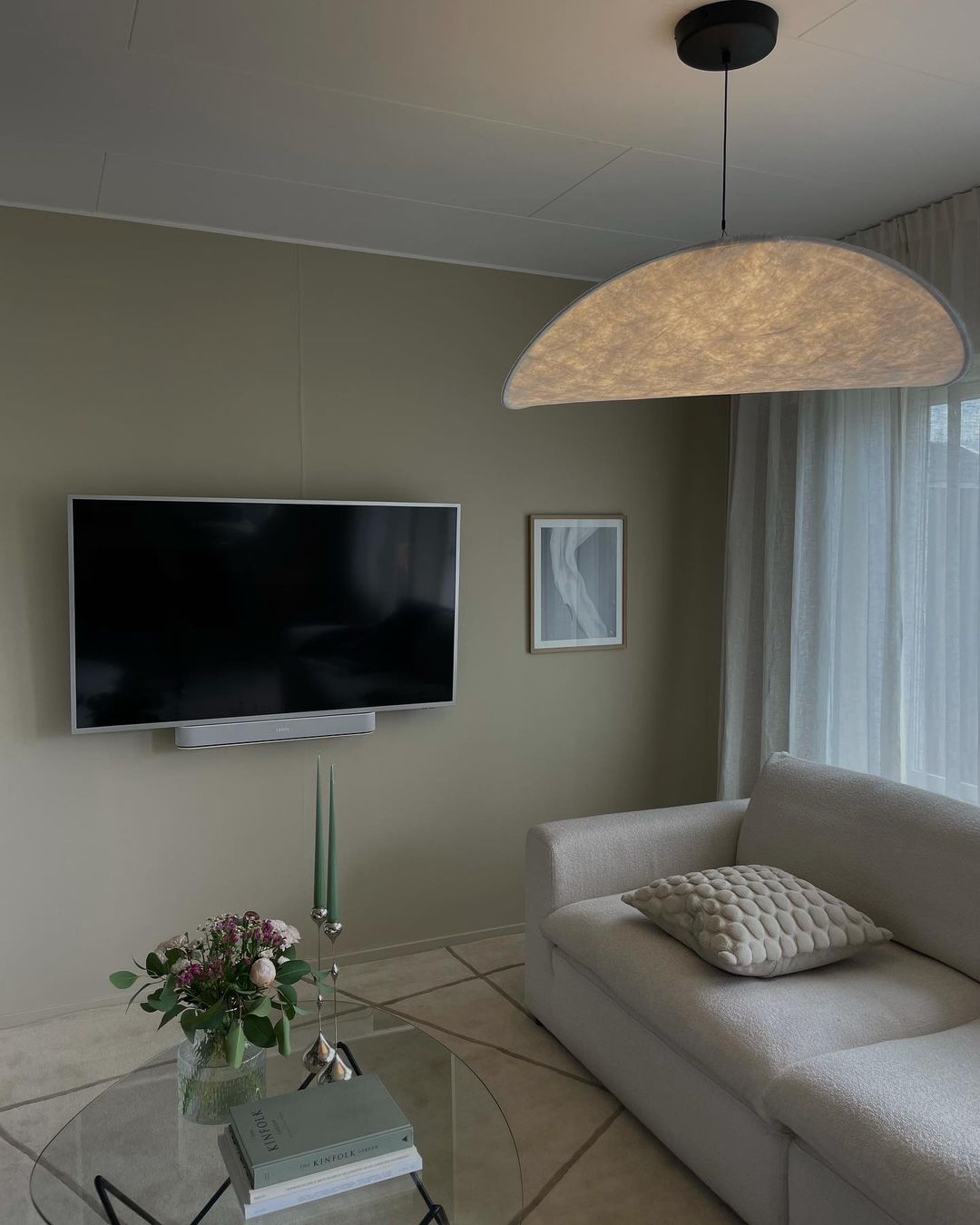 Luminette Minimalist Silk Pendant Light
