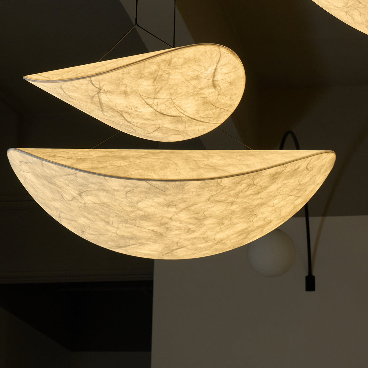 Luminette Minimalist Silk Pendant Light