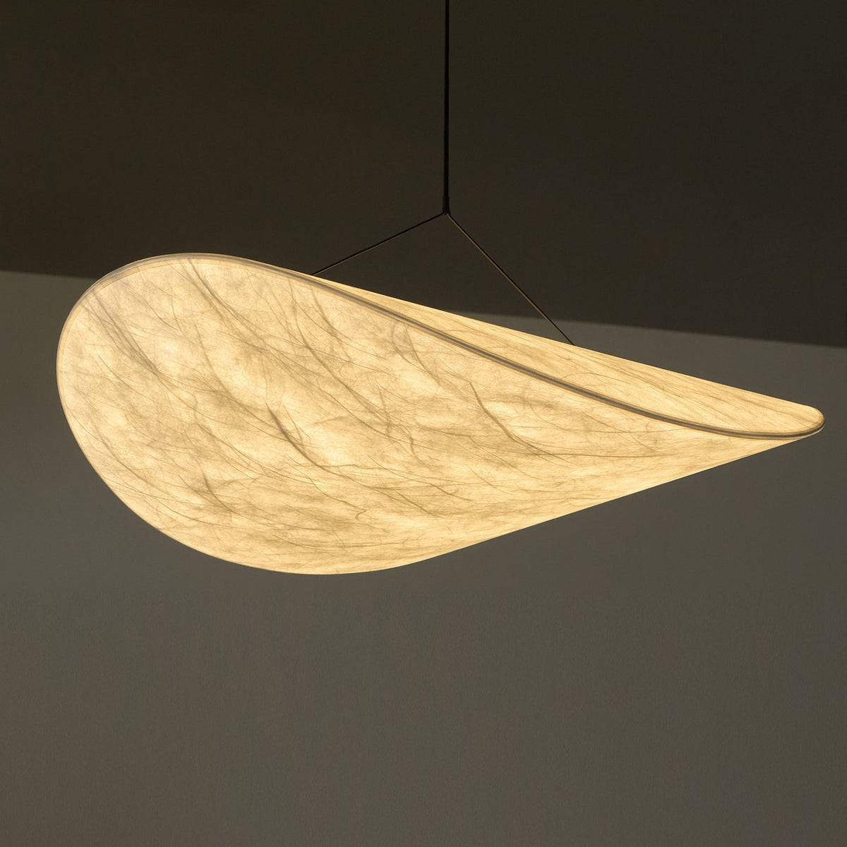 Luminette Minimalist Silk Pendant Light