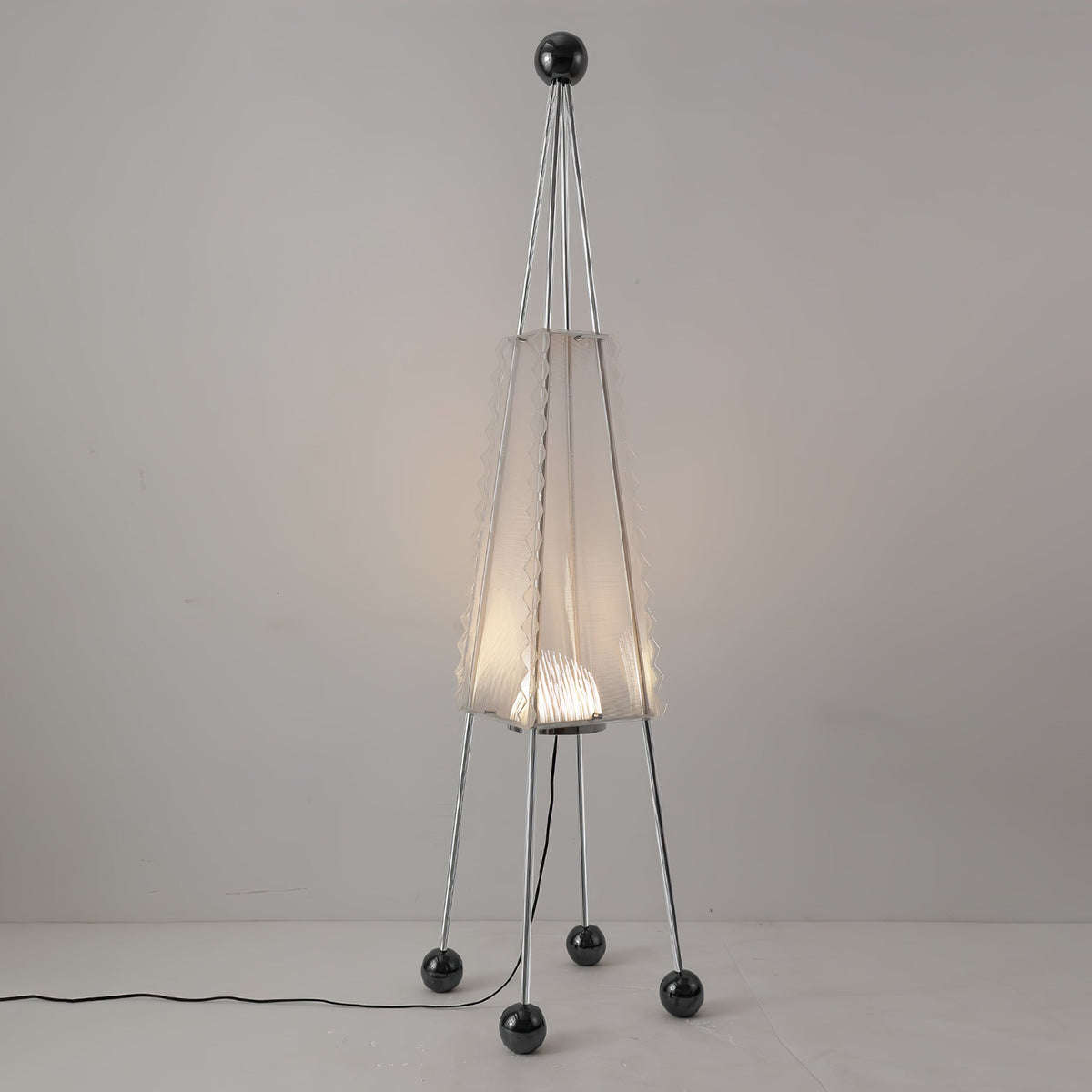 Tetra Industrial Acrylic Floor Lamp