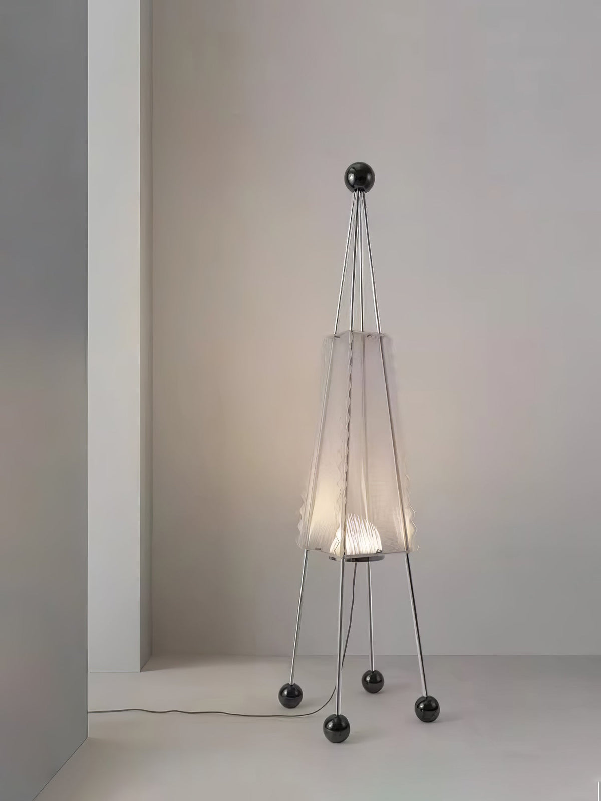 Tetra Industrial Acrylic Floor Lamp