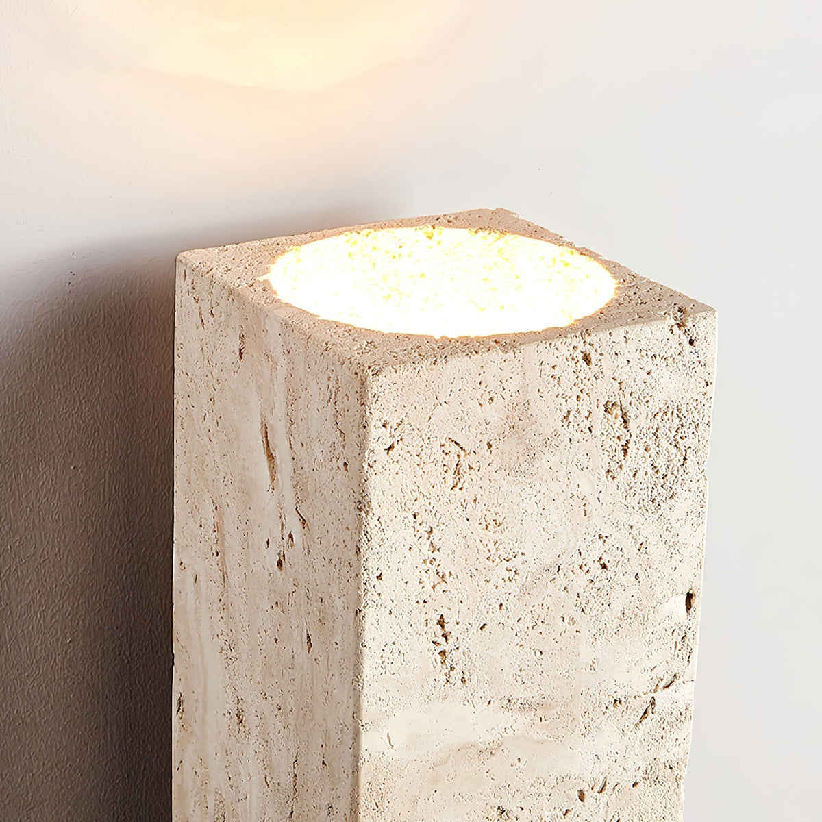 Elsoran Travertine Block Wall Light