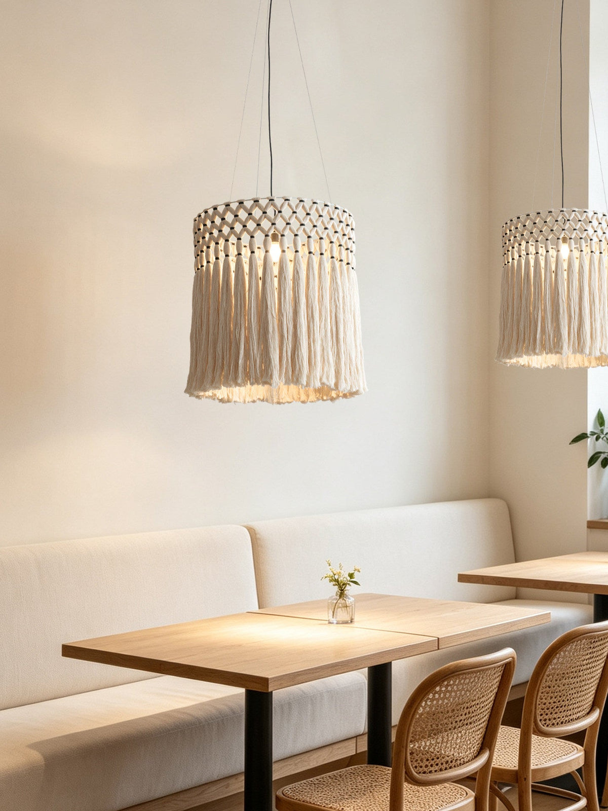 Ulmont Macrame Tassel Pendant Lamp