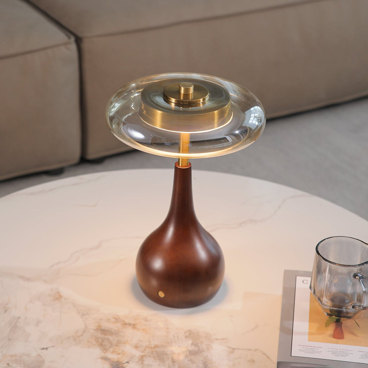 Airdes Wood Vintage Table Lamp