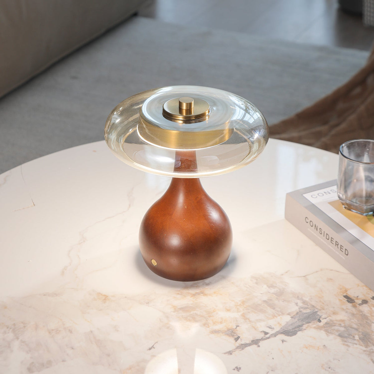 Airdes Wood Vintage Table Lamp