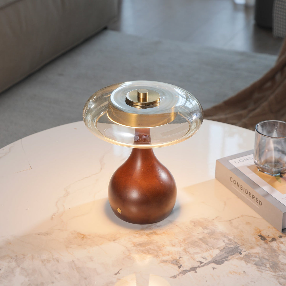 Airdes Wood Vintage Table Lamp